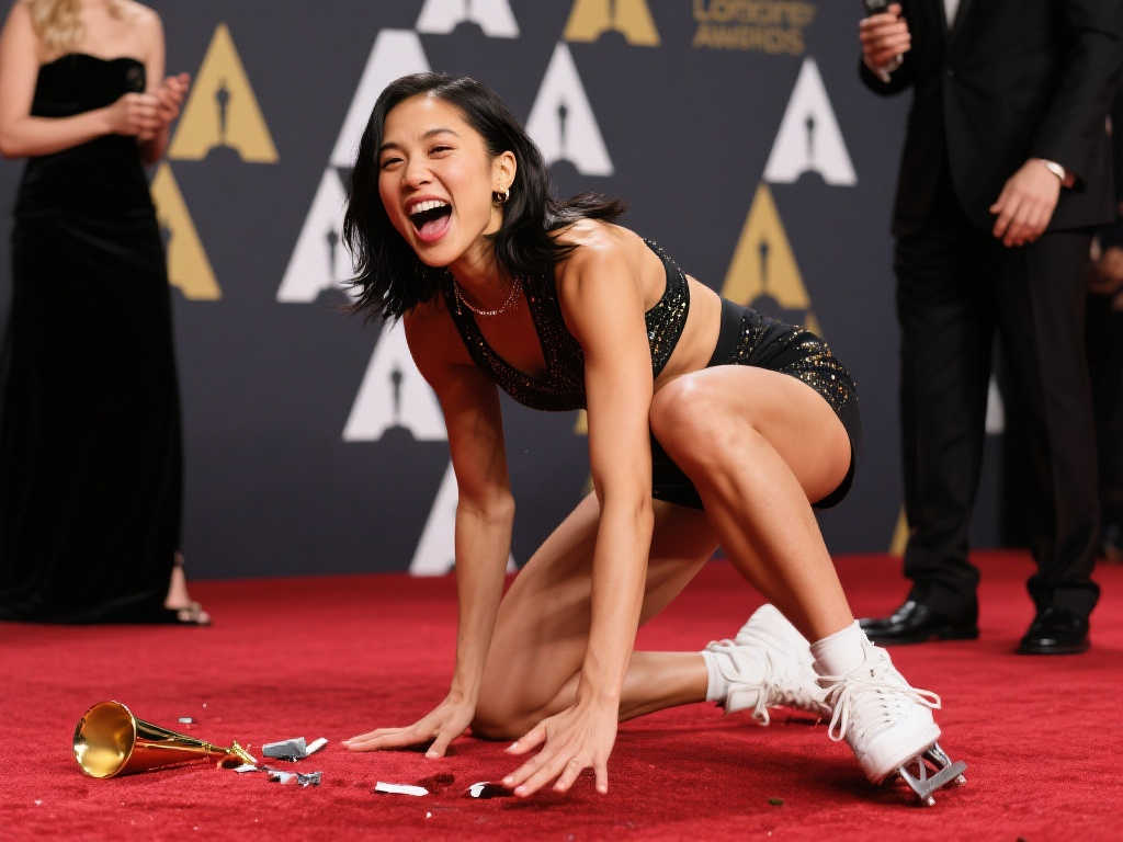 劳伦斯颁奖礼:谷爱凌出场意外被裙摆绊倒 劳伦斯颁奖礼:谷爱凌出场意外被裙摆绊倒